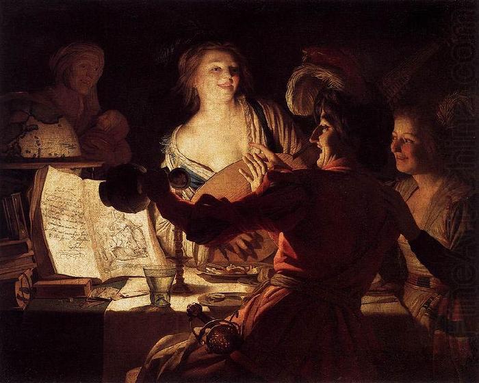 Gerard van Honthorst Merry Company china oil painting image